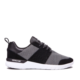 Mens Supra Low Top Shoes SCISSOR Black/White/white | AU-15230